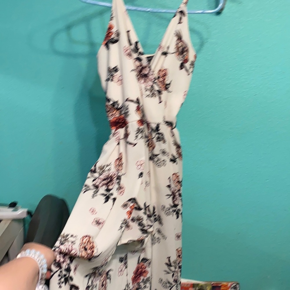 Romper white dress